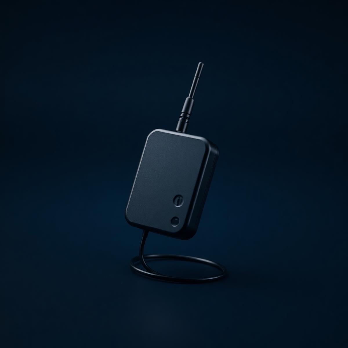 eSIM GPS vehicle tracking device with antenna and wiring harness